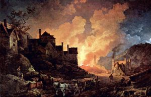 Coalbrookdale by Night painting