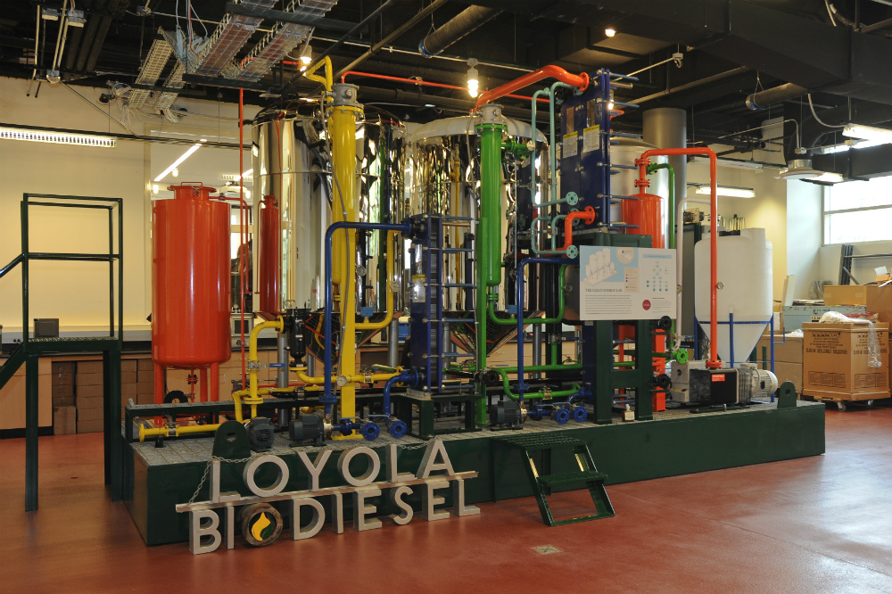 Loyala University Chicago biodiesel reactor