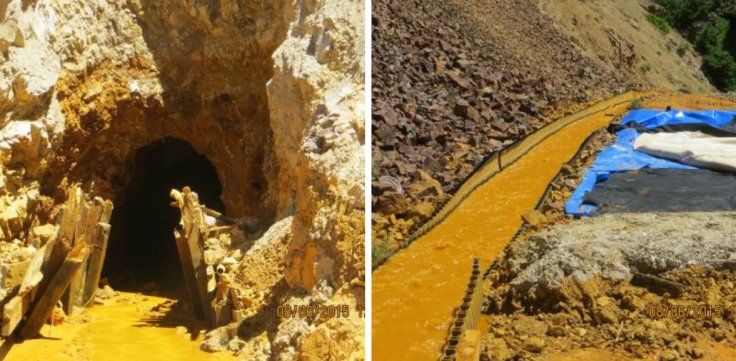 gold mine toxic waste water