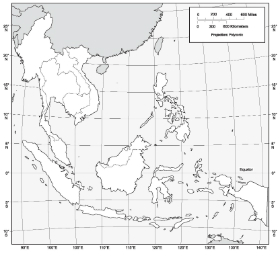 southeast Asia map
